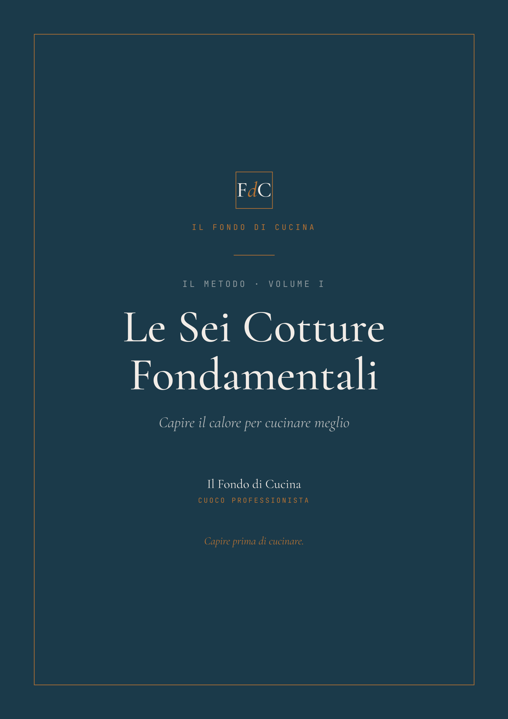 Il Metodo — Volume I — copertina petrolio